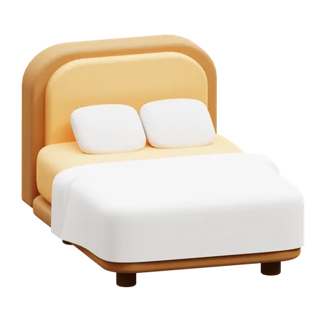 Bed  3D Icon