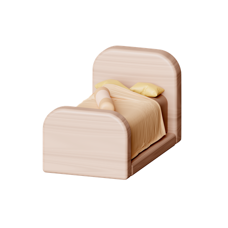 Bed  3D Icon