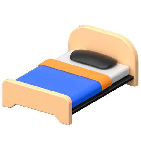 Bed  3D Icon