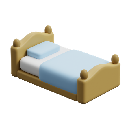 Bed  3D Icon