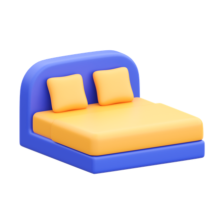 Bed  3D Icon