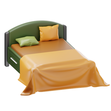 Bed  3D Icon