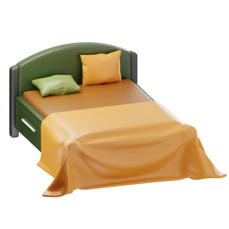 Bed  3D Icon