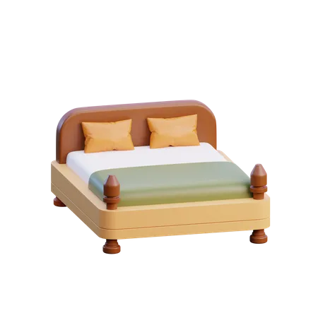 Bed  3D Icon