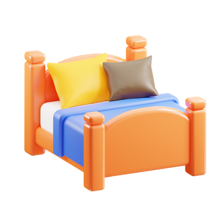 Bed  3D Icon