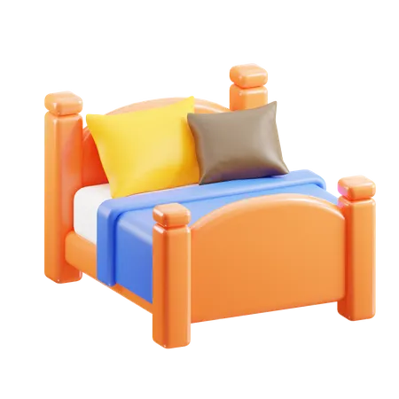 Bed  3D Icon