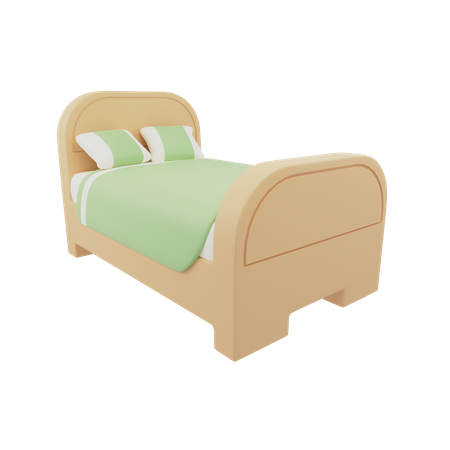 Bed  3D Icon