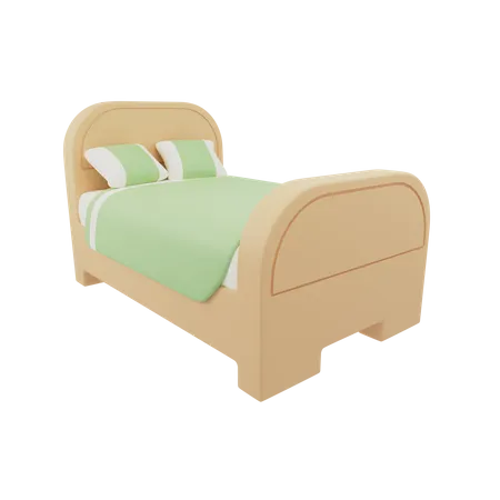 Bed  3D Icon