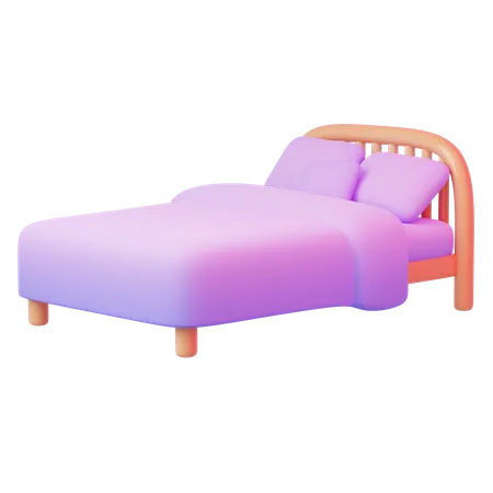 Bed  3D Icon