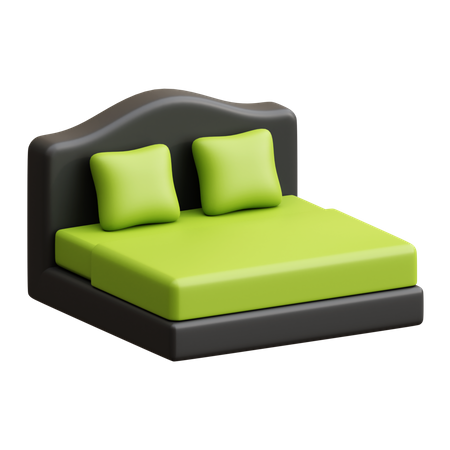 Bed  3D Icon