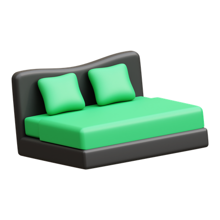 Bed  3D Icon