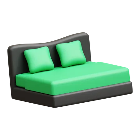 Bed  3D Icon