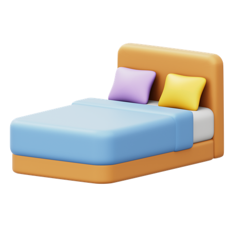 Bed  3D Icon