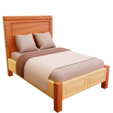 Bed  3D Icon