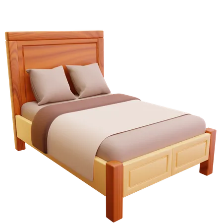 Bed  3D Icon