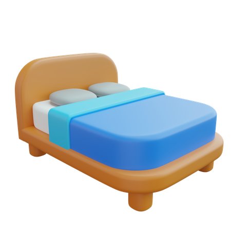 Bed  3D Icon