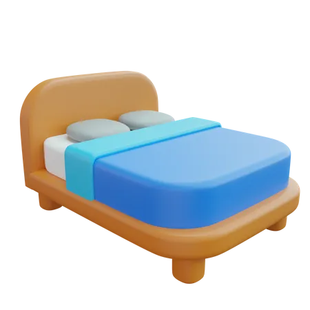 Bed  3D Icon