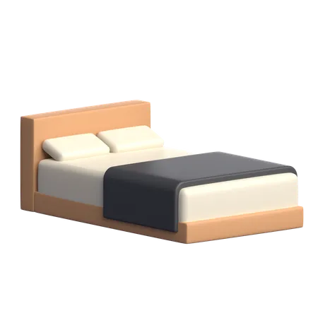 Bed  3D Icon