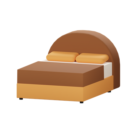 Bed  3D Icon