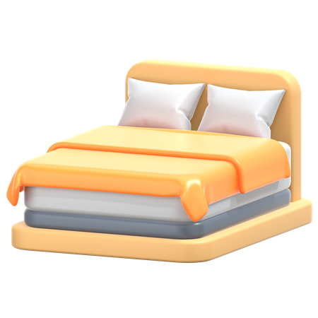 Bed  3D Icon