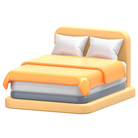 Bed  3D Icon