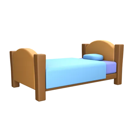 Bed  3D Icon