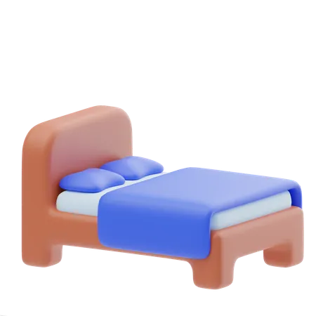 Bed  3D Icon