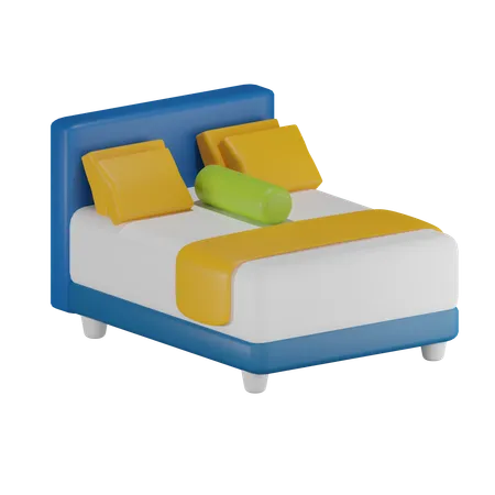 Bed  3D Icon