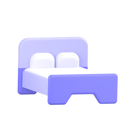 Bed  3D Icon