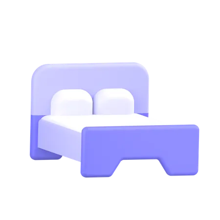 Bed  3D Icon