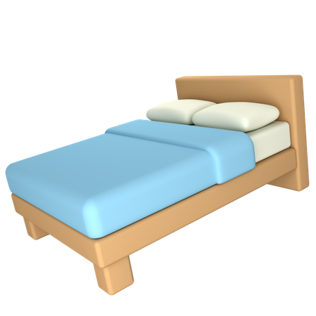 Bed  3D Icon