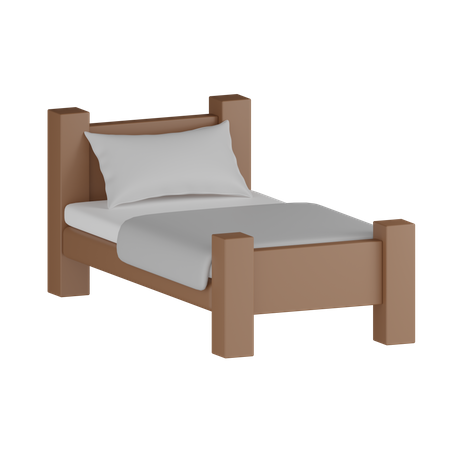 Bed  3D Icon