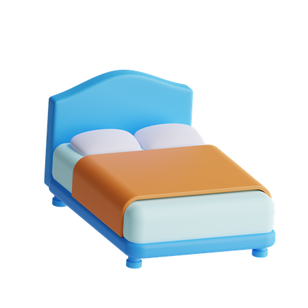 Bed  3D Icon