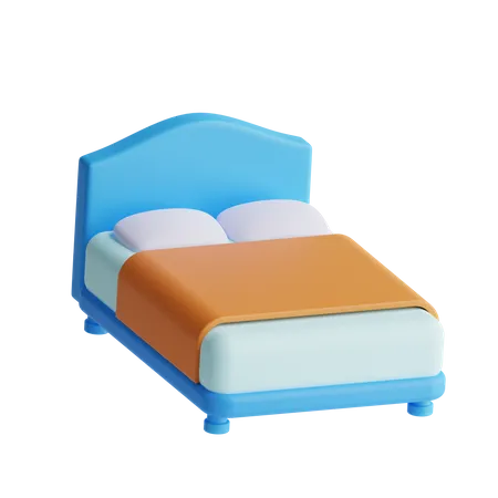 Bed  3D Icon