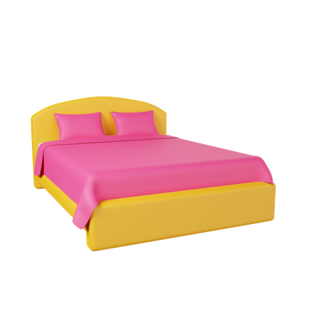 Bed  3D Icon