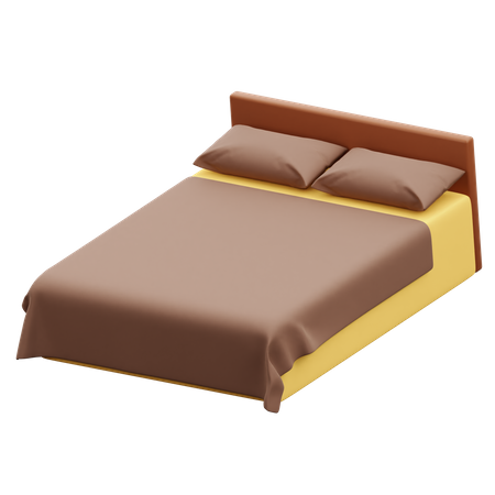 Bed  3D Icon