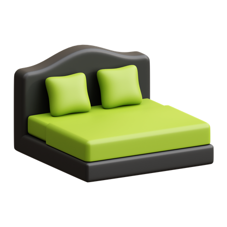 Bed  3D Icon