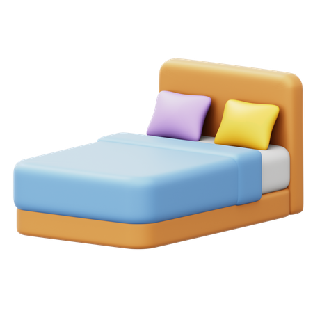 Bed  3D Icon