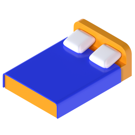 Bed  3D Illustration