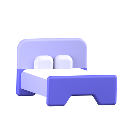 Bed  3D Illustration