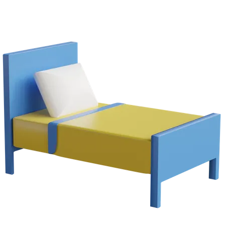 Bed  3D Illustration