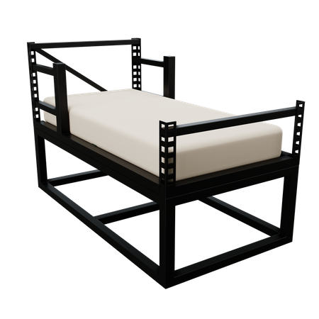 Bed  3D Illustration