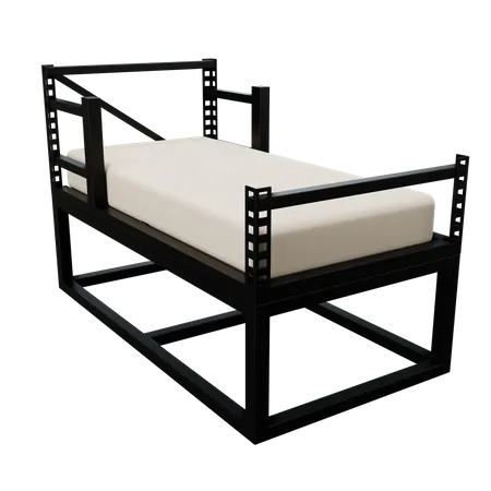 Bed  3D Illustration