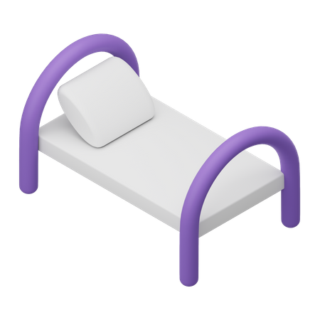 Bed  3D Illustration