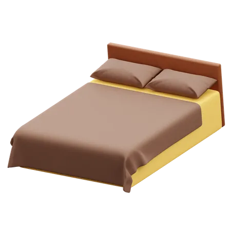 Bed 3D Icon