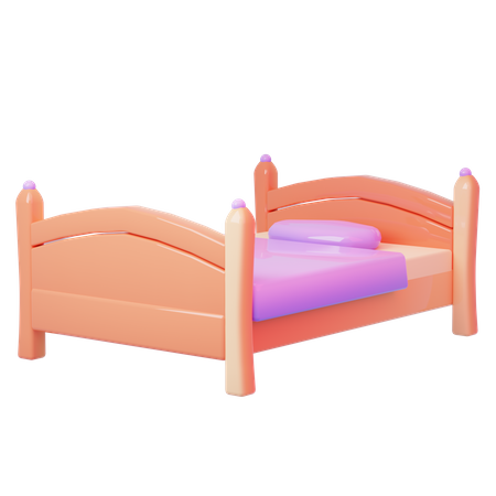 Bed  3D Icon