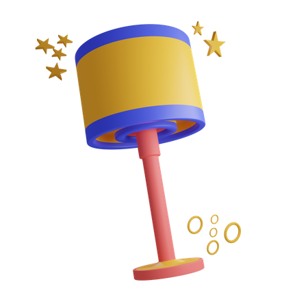 Bed lamp  3D Icon
