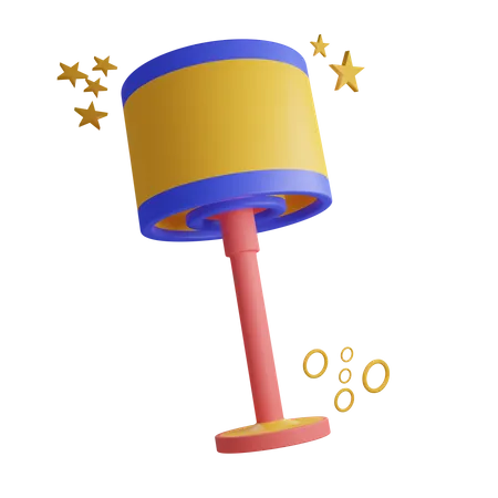 Bed lamp  3D Icon