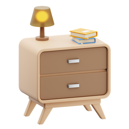 Bed Table  3D Icon