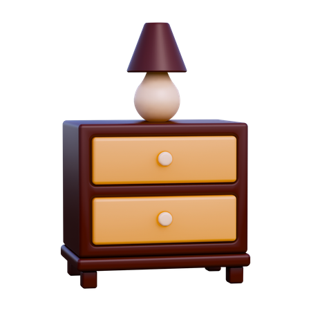 Bed Table  3D Icon